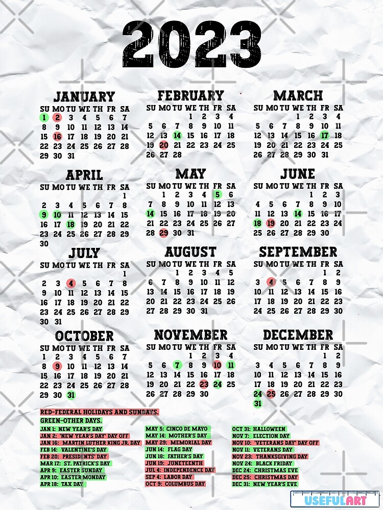 Calendario Estados Unidos 2023 Con Festivos Usa Imagesee 3108