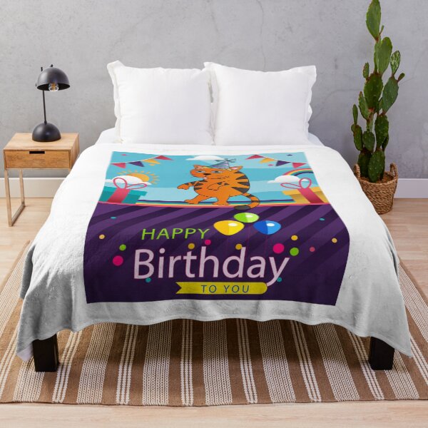 Item preview, Happy Birthday To You Cat - Unique Colorful Birthday Gifts designed and sold by CreativeCranium.