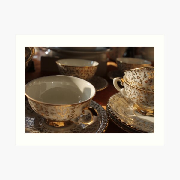 old pottery cup Art Print