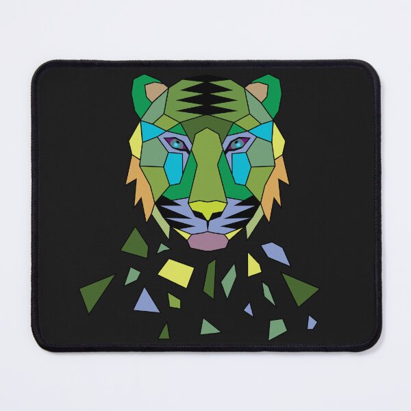 Item preview, Geometric Colorful Tiger designed and sold by atedesigns.
