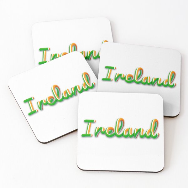 Item preview, Ireland Irish Flag Tricolour 3D Text Illustrated Typography designed and sold by Ciara Shortall.
