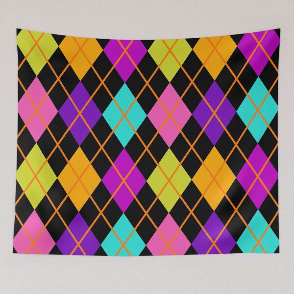 Item preview, Halloween Argyle designed and sold by starsdesigns.