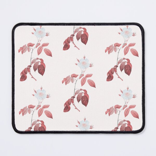 Item preview, Big Leaved Climbing Rose Flower, Alternative Illustration - White and Red Rose designed and sold by DaphneKstudio .