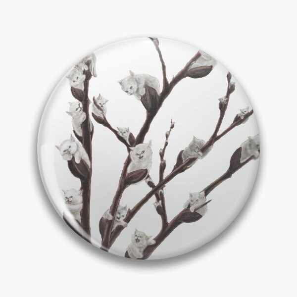 Item preview, Catkins emerging for Spring (transparent background) designed and sold by ElementalEmbers.