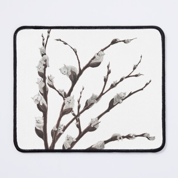 Item preview, Catkins emerging for Spring (transparent background) designed and sold by ElementalEmbers.