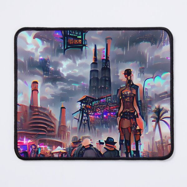Item preview, Futuristic Cityscape designed and sold by RobiCrusoDesign.
