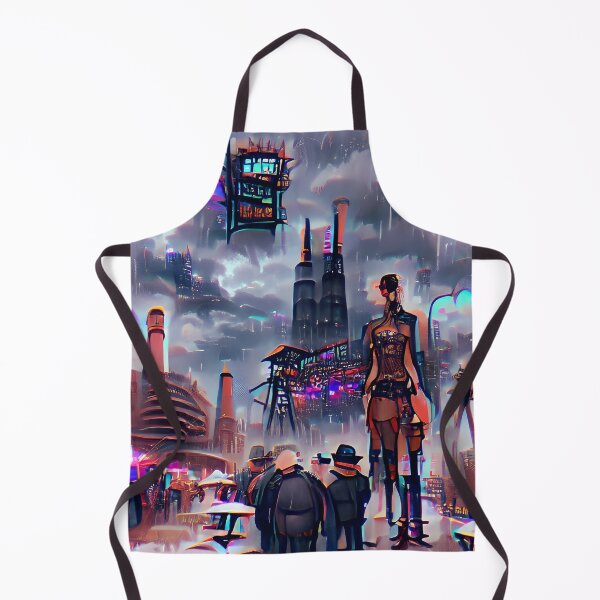 Item preview, Futuristic Cityscape designed and sold by RobiCrusoDesign.