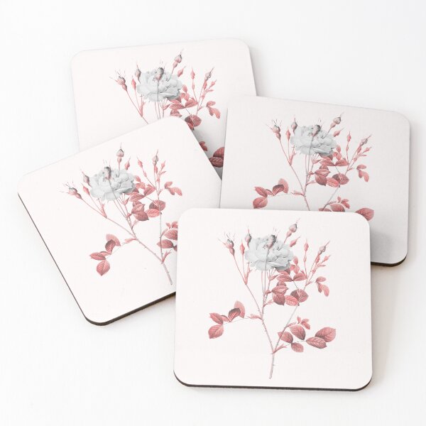 Item preview, Rusty Rose Flower, Alternative Illustration - Grey and Red Rose designed and sold by DaphneKstudio .