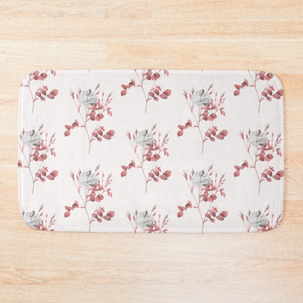 Item preview, Rusty Rose Flower, Alternative Illustration - Grey and Red Rose designed and sold by DaphneKstudio .