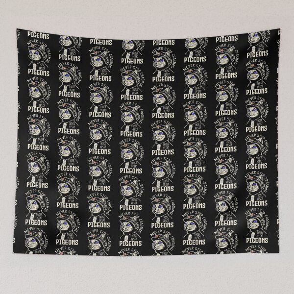 Item preview, Never Stop Chasing Those Pesky Pigeons Funny Cat designed and sold by Mrspink16.