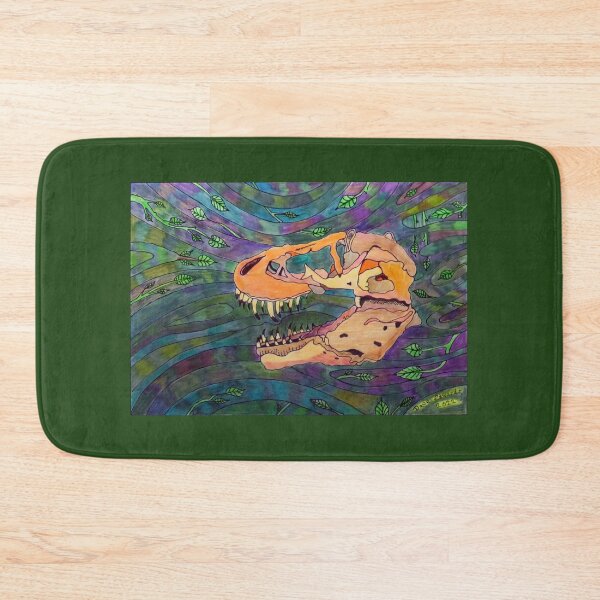 Item preview, 681 - TYRANNOSAURUS REX SKULL - DAVE EDWARDS - COLOURED PENCILS - 2022 designed and sold by BLYTHART.