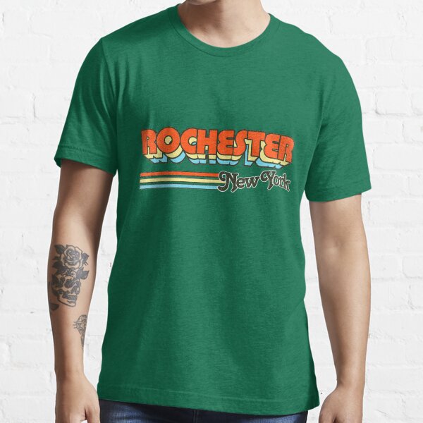 "Rochester, NY City Stripes" Tshirt for Sale by retroready