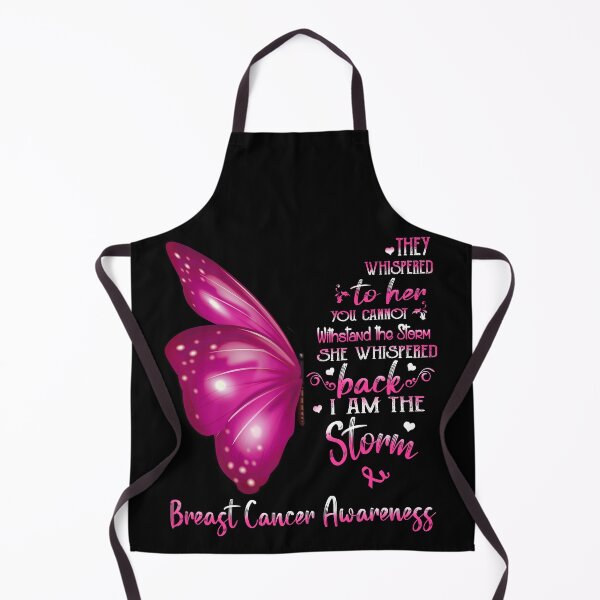 Item preview, She Whispered Back I Am The Storm Breast Cancer Awareness Butterfly designed and sold by frechettee.