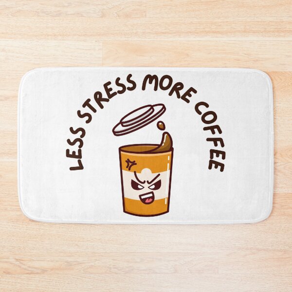 Item preview, Less Stress More Coffee designed and sold by Ivardesigner.
