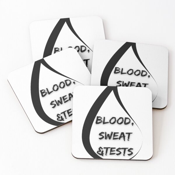 Item preview, Blood, Sweat & Tests designed and sold by TheOldMuflon.