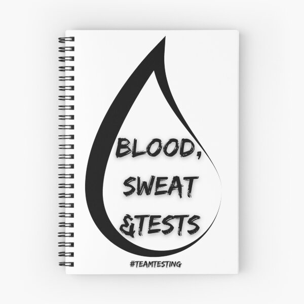 Item preview, Blood, Sweat & Tests designed and sold by TheOldMuflon.