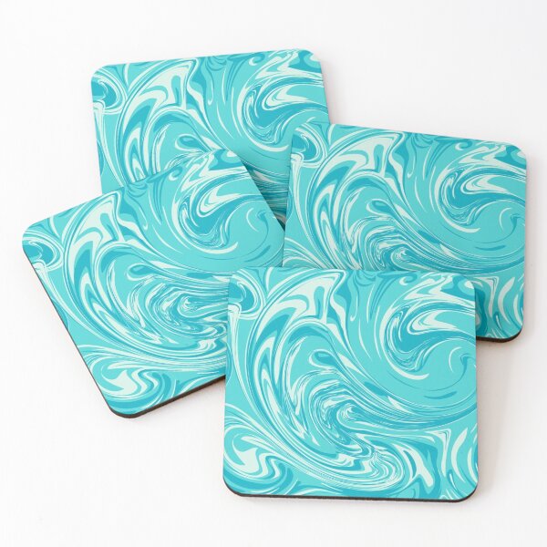 Item preview, ocean blue and white illustration seamless patter  designed and sold by ketkidesign.