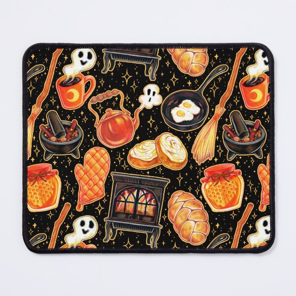 Item preview,  Kitchen Witch Supplies on Black designed and sold by Paisley Yazel.