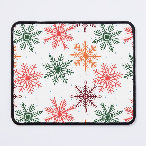 Item preview, colored snowflakes falling in winter designed and sold by huape.