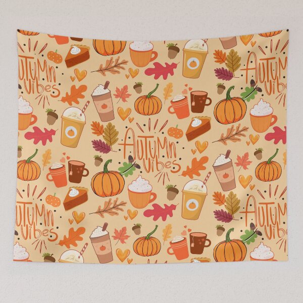 Item preview, Autumn Vibes Fall Leaves Pumpkin Spice Season designed and sold by petestyles.