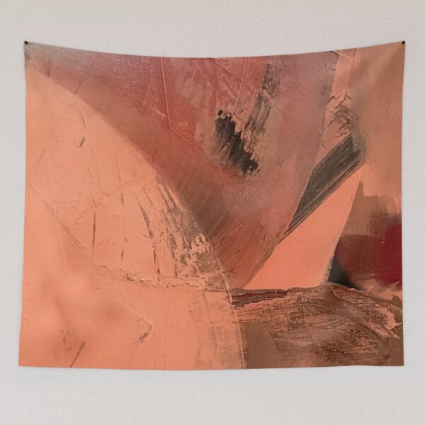 Item preview, Pastel Pink-Peach Heavenly Dreamscape Abstract Art designed and sold by DEC02.