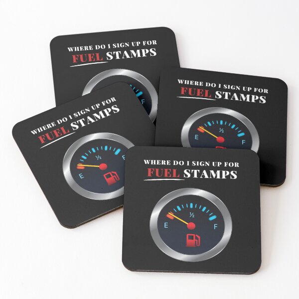 Item preview, Where do I sign up for Fuel Stamps - Empty Guage 1 designed and sold by TheOtherDesign.