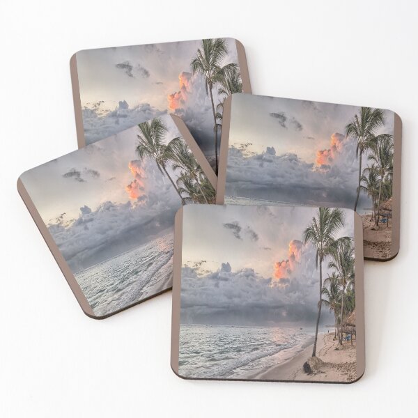 Item preview, Copy of Tropical Palm Beach duvet plan beach shower curtain tropical conforter blanket designed and sold by Fumar3065.