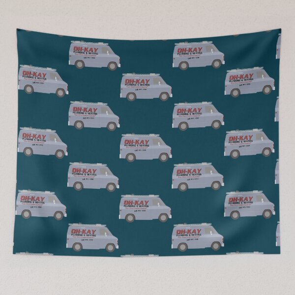 Item preview, Oh-Kay plumbing van   designed and sold by INVNCBLSTORE.