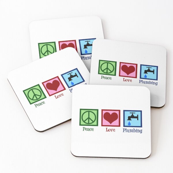 Item preview, Peace Love Plumbing   designed and sold by INVNCBLSTORE.