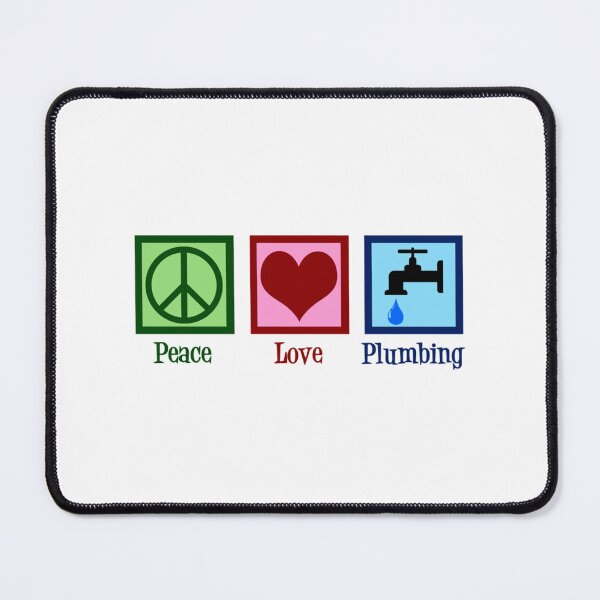 Item preview, Peace Love Plumbing   designed and sold by INVNCBLSTORE.
