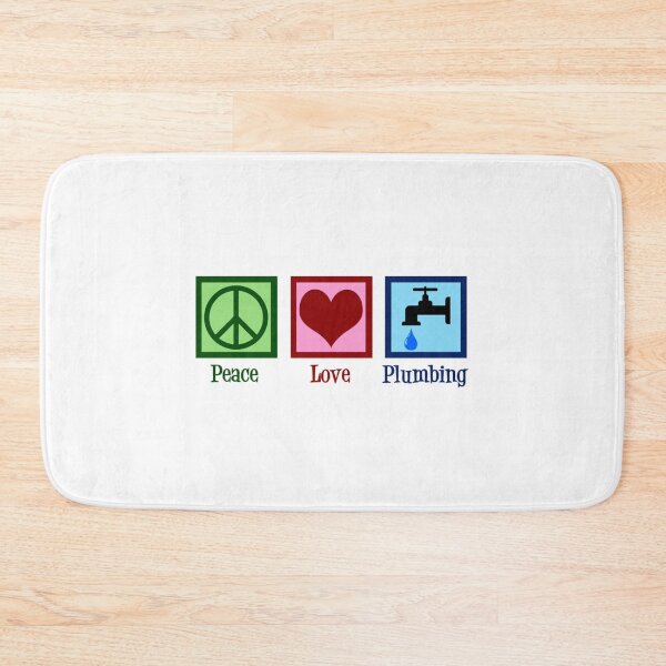 Item preview, Peace Love Plumbing   designed and sold by INVNCBLSTORE.