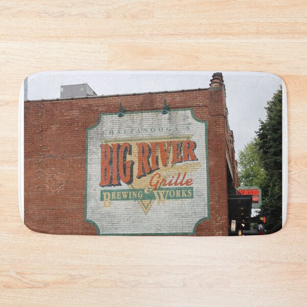 Item preview, Outside Big River Grille in Chattanooga  designed and sold by Silver Sky by Janet.