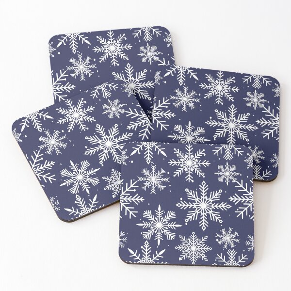Item preview, snowflakes falling in winter night designed and sold by huape.
