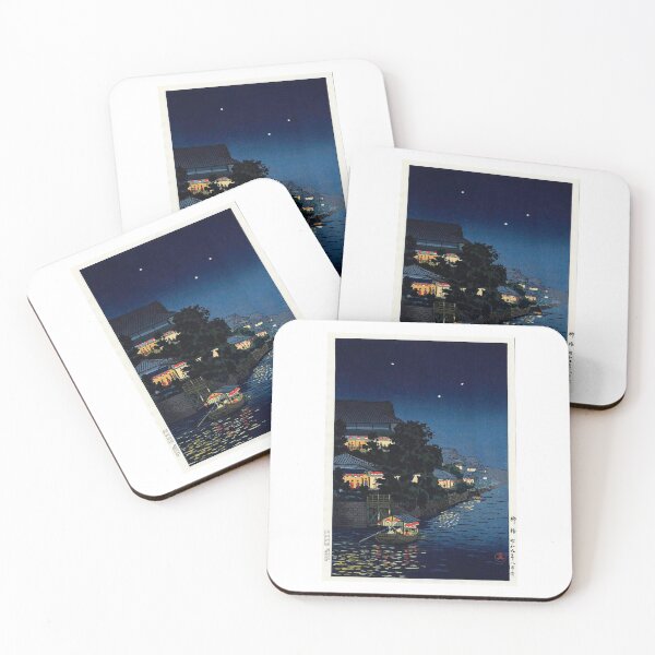 Item preview, Ryuhashi at Night- Yanagibashi- postwar Tsuchiya Koitsu  designed and sold by TeeARTHY.