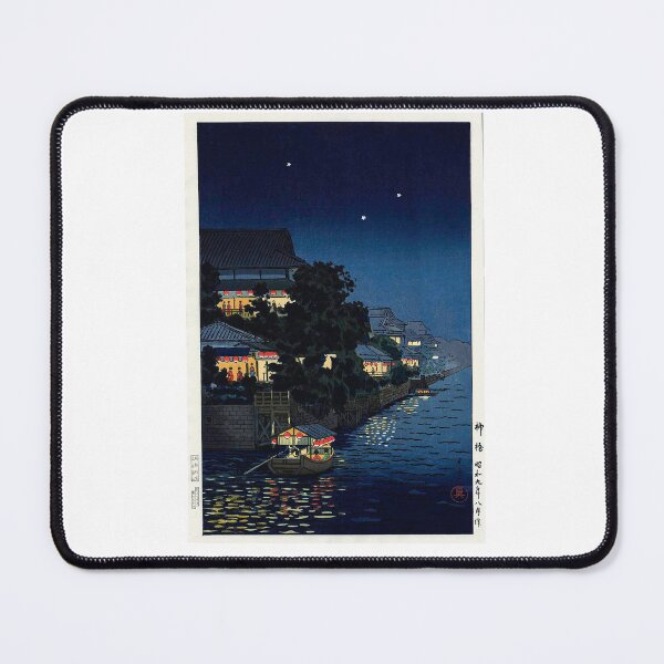Item preview, Ryuhashi at Night- Yanagibashi- postwar Tsuchiya Koitsu  designed and sold by TeeARTHY.