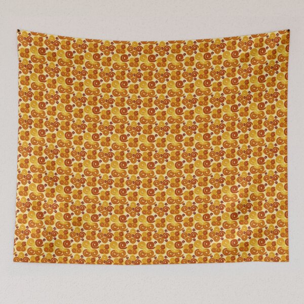 Item preview, Rust and Caramel Spirals designed and sold by bmfabricdesigns.