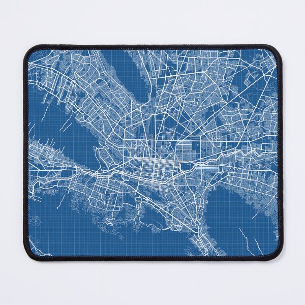 Item preview, Monterrey City Map of Mexico - Blueprint designed and sold by deMAP.