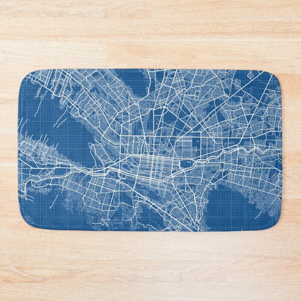 Item preview, Monterrey City Map of Mexico - Blueprint designed and sold by deMAP.