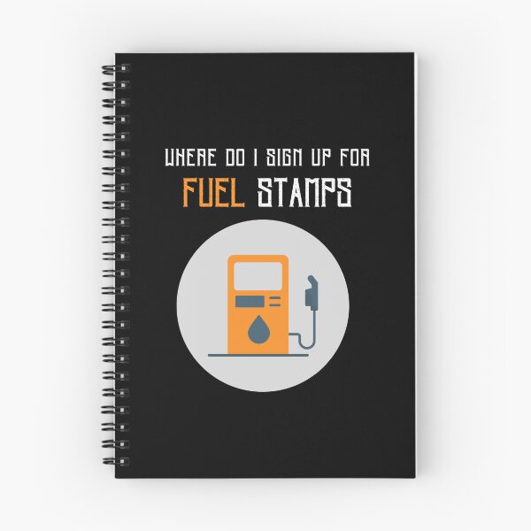 Item preview, Where do I sign up for Fuel Stamps - Orange Gas Pump designed and sold by TheOtherDesign.