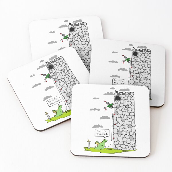 Item preview, Knight and dragon | climber | Do it for the climb designed and sold by designsbyMoiLS.