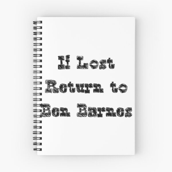 Item preview, If Lost Return To Ben Barnes, Black  designed and sold by SheryRKO.