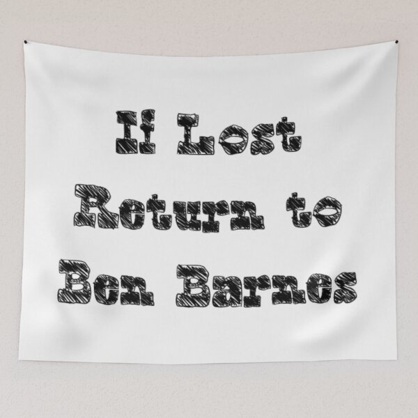 Item preview, If Lost Return To Ben Barnes, Black  designed and sold by SheryRKO.
