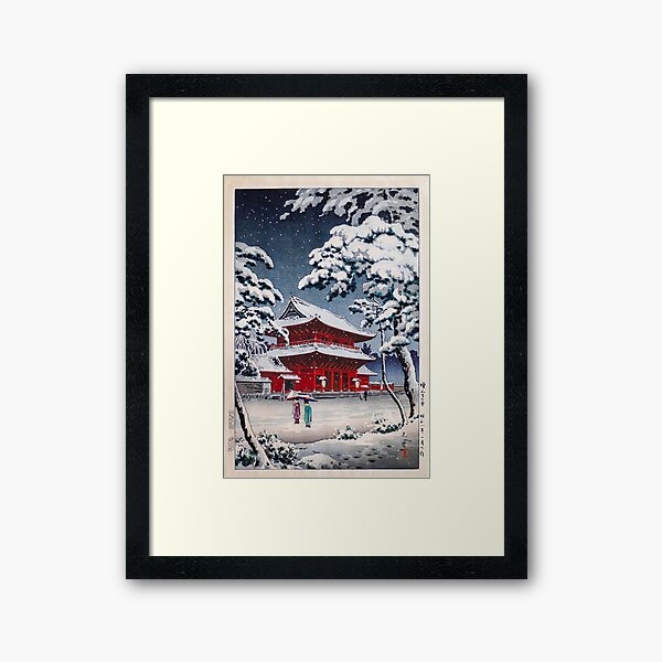 Item preview, Zojoji Temple in Snow Tsuchiya Koitsu  designed and sold by TeeARTHY.