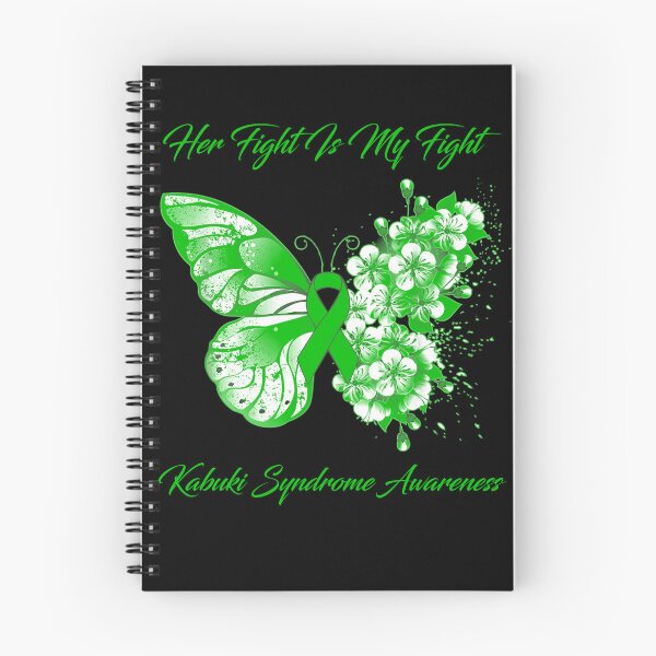 Item preview, Her Fight Is My Fight Kabuki Syndrome Awareness Butterfly Ribbon Gifts designed and sold by Adropine.
