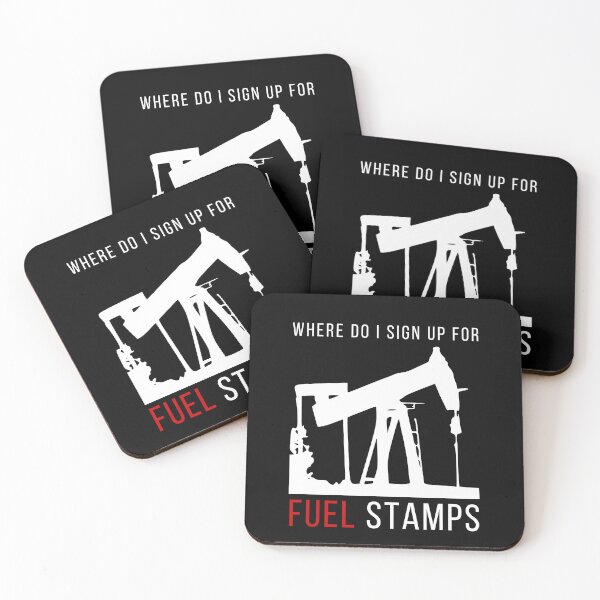 Item preview, Where do I sign up for Fuel Stamps - Oil Pump 2 designed and sold by TheOtherDesign.