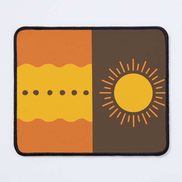 Item preview, Orange pattern with sun and waves designed and sold by SandraLSherrill.