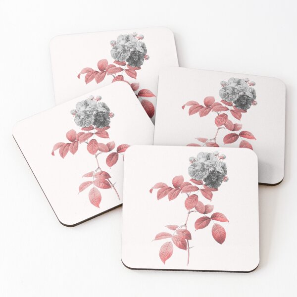 Item preview, Seven Sisters Roses Flower, Alternative Illustration - Grey and Red Rose designed and sold by DaphneKstudio .