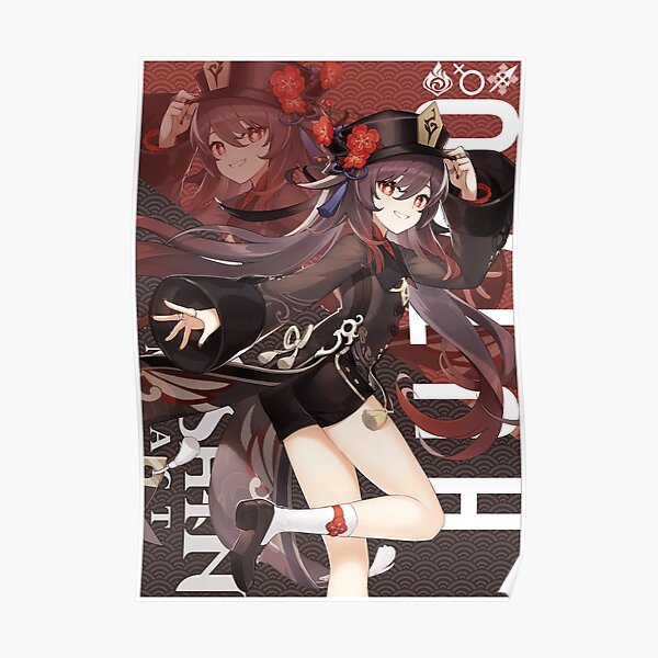 HuTao | Impact Genshin Poster