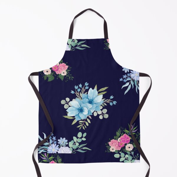 Item preview, Dark Blue Flower pattern designed and sold by PhoeniXDreamer.