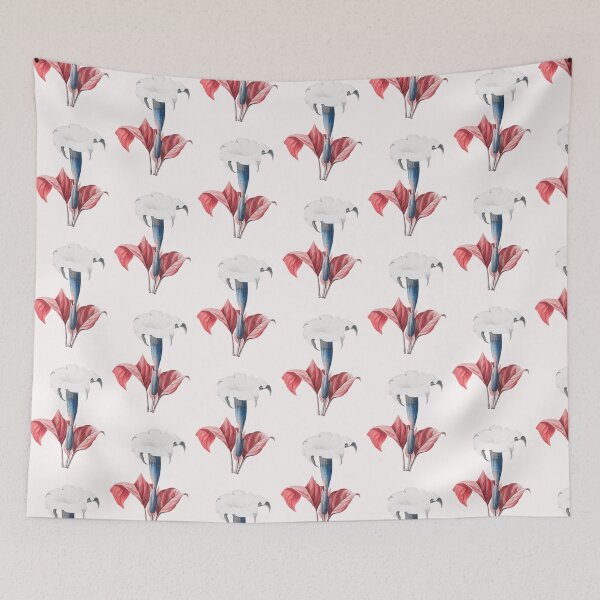 Item preview, Thorn Apple Flower, Alternative Illustration - White and Red Rose designed and sold by DaphneKstudio .